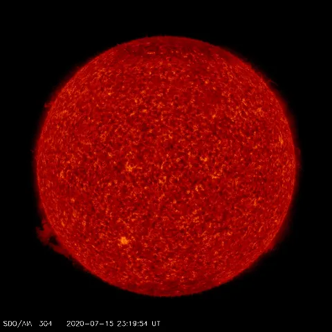 Image of Sun's transition region