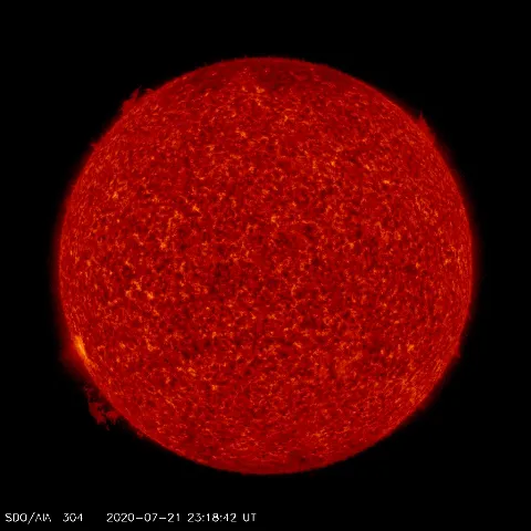 Image of Sun's transition region