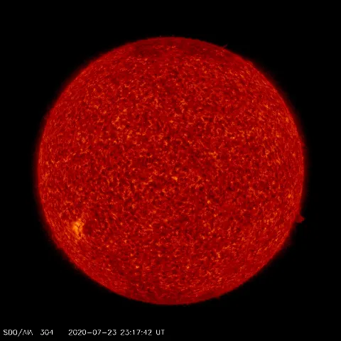 Image of Sun's transition region