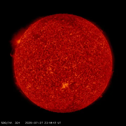 Image of Sun's transition region