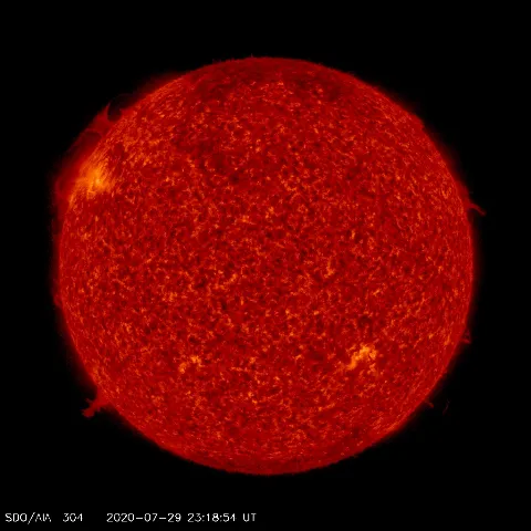 Image of Sun's transition region