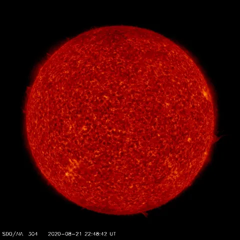 Image of Sun's transition region