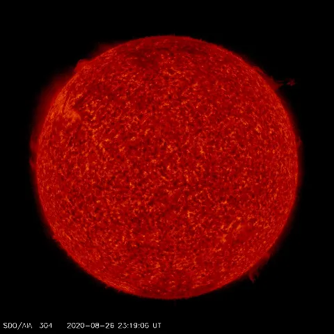 Image of Sun's transition region