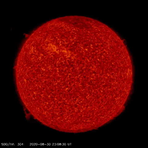 Image of Sun's transition region