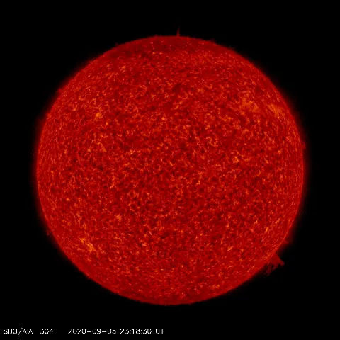 Image of Sun's transition region