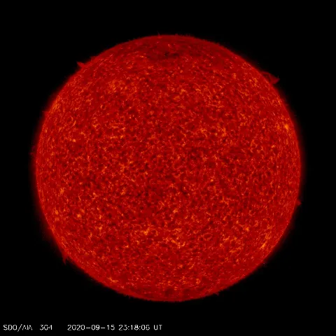 Image of Sun's transition region