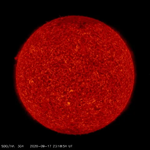 Image of Sun's transition region