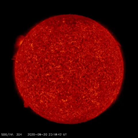 Image of Sun's transition region