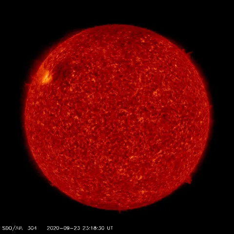 Image of Sun's transition region