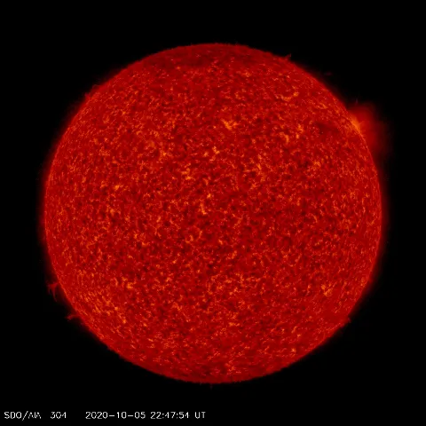 Image of Sun's transition region