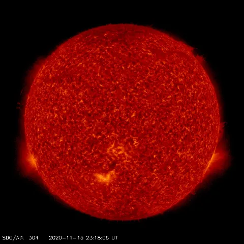 Image of Sun's transition region