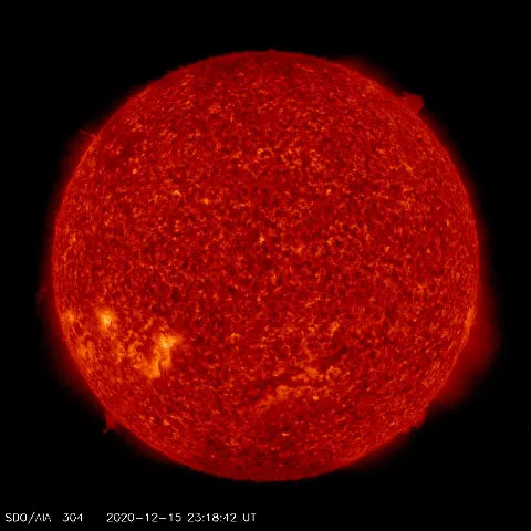 Image of Sun's transition region