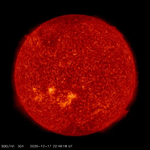 Image of Sun's transition region