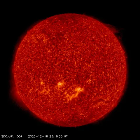 Image of Sun's transition region