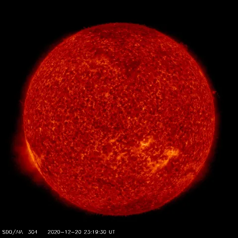 Image of Sun's transition region