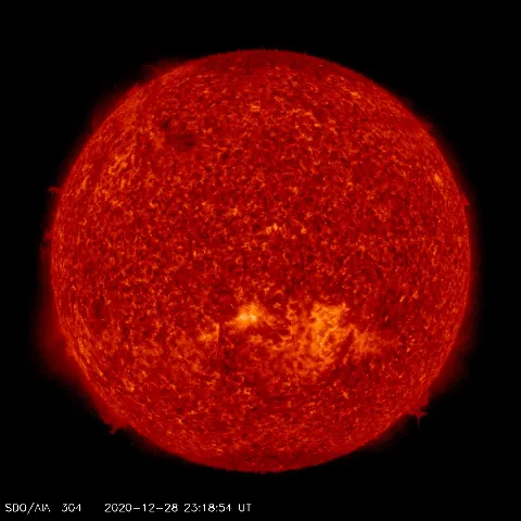 Image of Sun's transition region