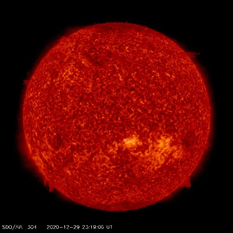 Image of Sun's transition region