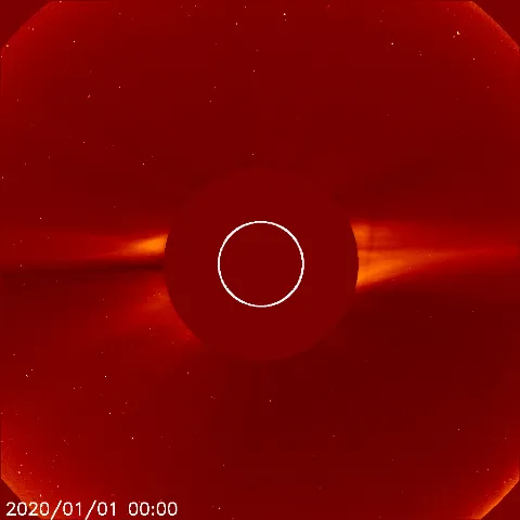 Image of solar wind