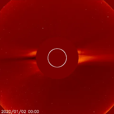 Image of solar wind