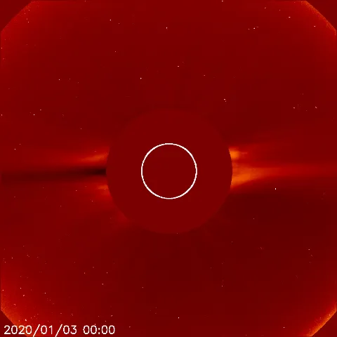 Image of solar wind