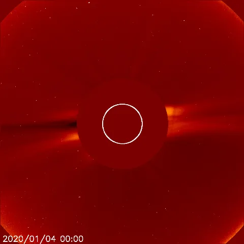 Image of solar wind