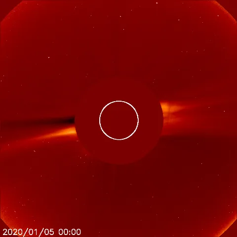 Image of solar wind