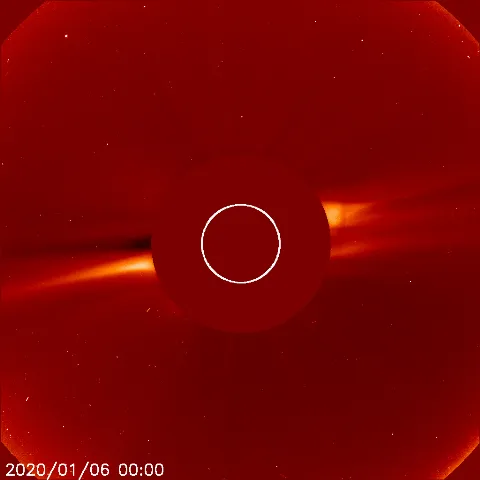 Image of solar wind