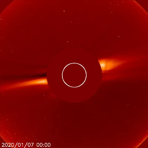 Image of solar wind