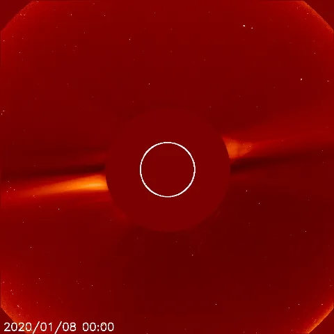 Image of solar wind