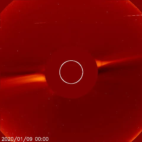 Image of solar wind