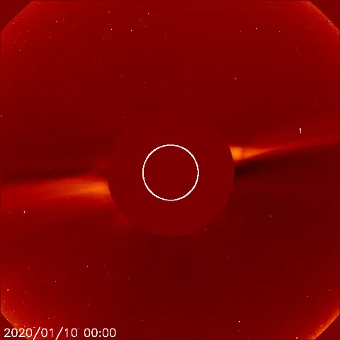 Image of solar wind