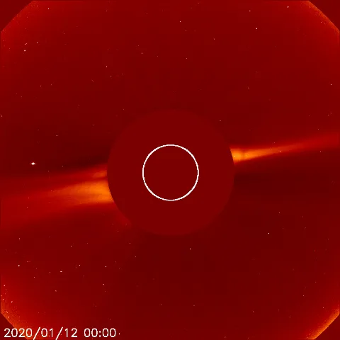 Image of solar wind