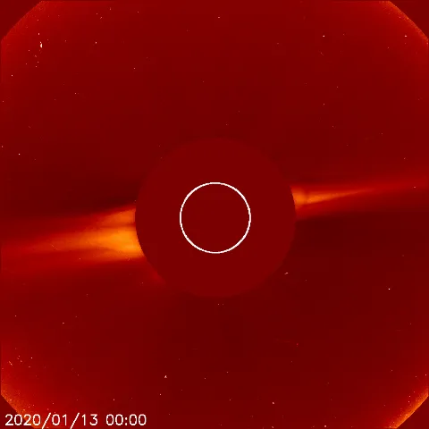 Image of solar wind