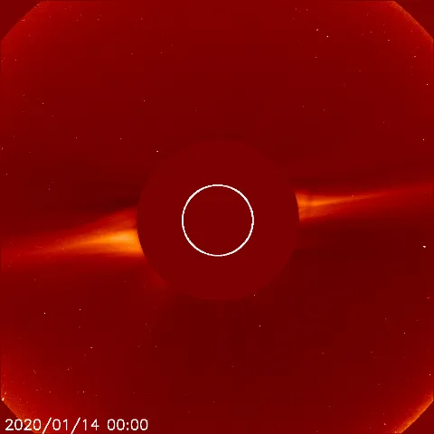 Image of solar wind