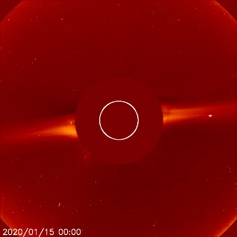 Image of solar wind