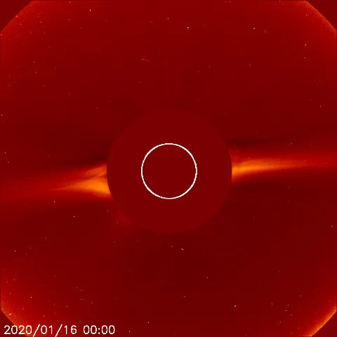 Image of solar wind