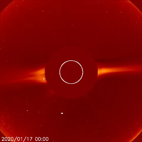 Image of solar wind