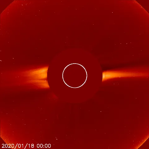 Image of solar wind