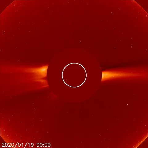 Image of solar wind