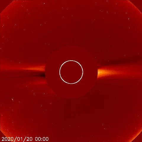 Image of solar wind