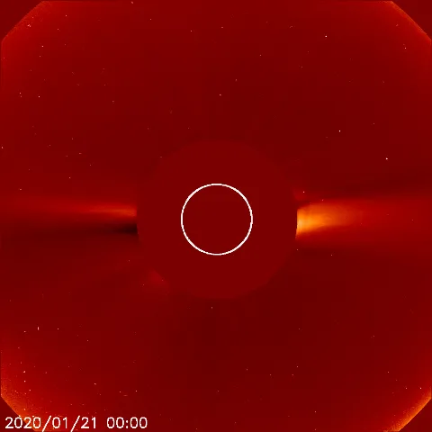 Image of solar wind