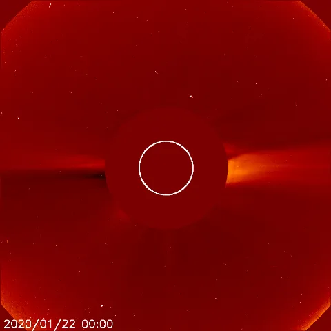 Image of solar wind