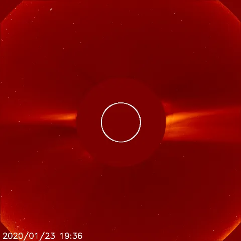 Image of solar wind