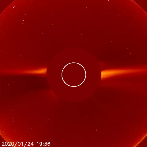 Image of solar wind