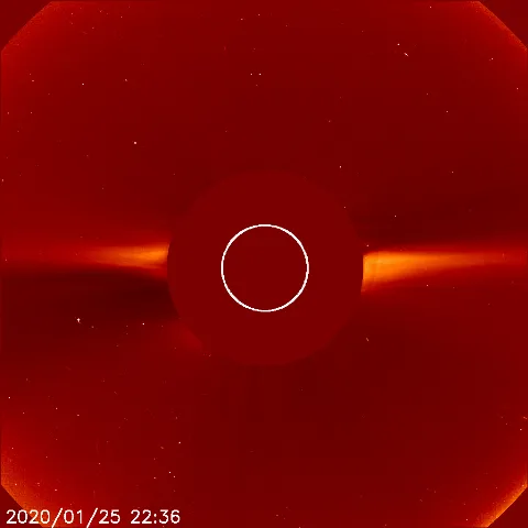 Image of solar wind