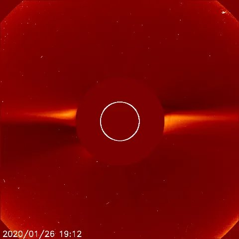 Image of solar wind