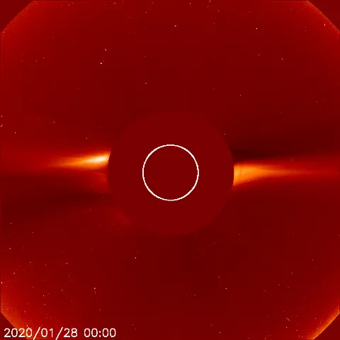 Image of solar wind