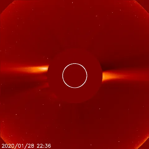 Image of solar wind