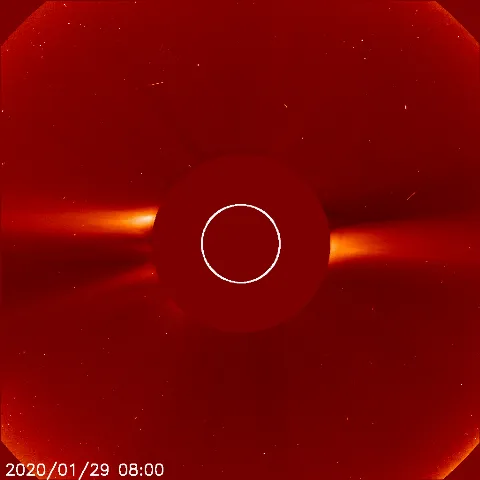 Image of solar wind