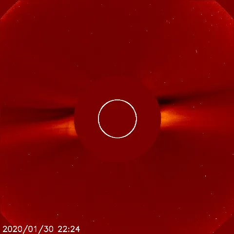 Image of solar wind